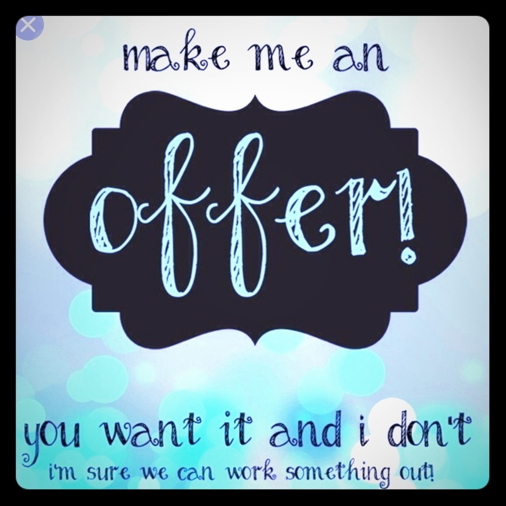 Make me an offer 😀